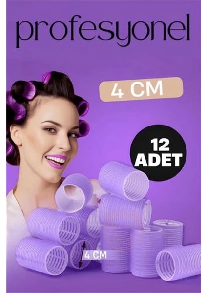 Engithalat 4 cm Bigudi Saç Bigudisi Profesyonel 12 Adet fiyatları