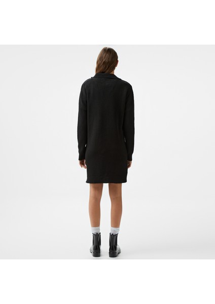 Kadın Siyah Uzun Kollu Regular Fit Elbise 47D400T.0TB fiyatları