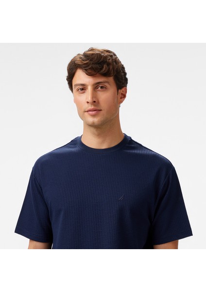 Erkek Lacivert Comfort Fit T-Shirt V55267T.4NV fırsatları