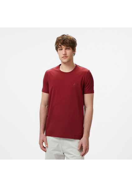 Erkek Kırmızı Regular Fit T-Shirt V55009T.6DA