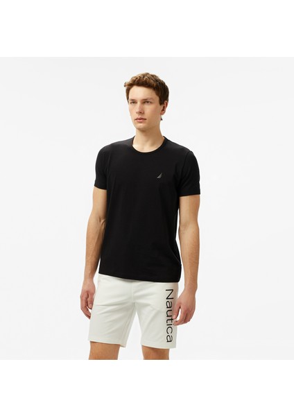 Erkek Siyah Regular Fit T-Shirt V55009T.0TB