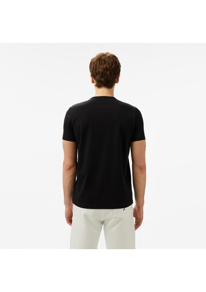 Erkek Siyah Regular Fit T-Shirt V55009T.0TB fiyatları