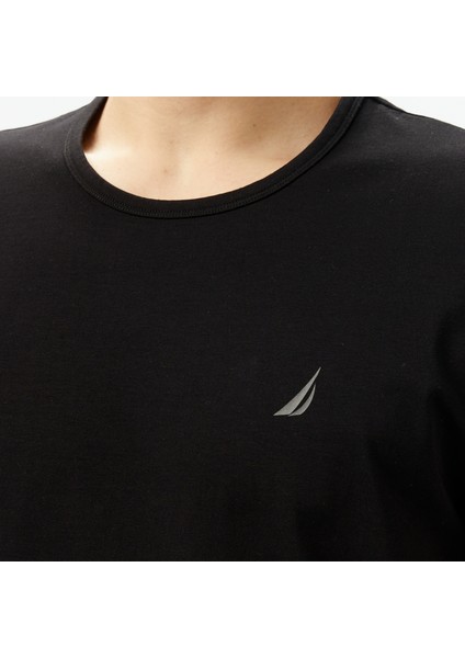 Erkek Siyah Regular Fit T-Shirt V55009T.0TB indirimleri