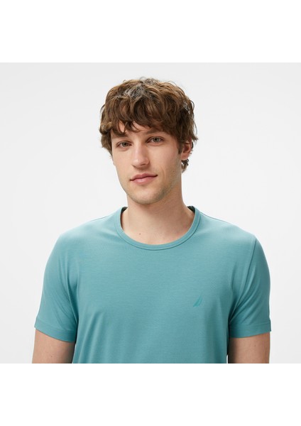 Erkek Yeşil Regular Fit T-Shirt V55009T.33T fırsatları