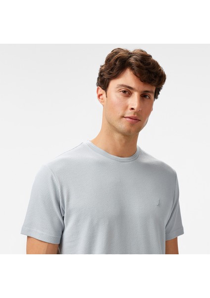 Erkek Mavi Regular Fit T-Shirt V55264T.4PB fırsatları
