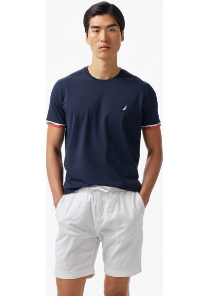 Erkek Lacivert Regular Fit T-Shirt V55225T.4NV