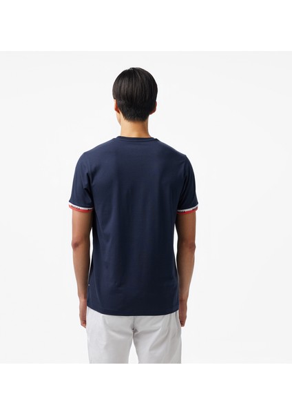 Erkek Lacivert Regular Fit T-Shirt V55225T.4NV