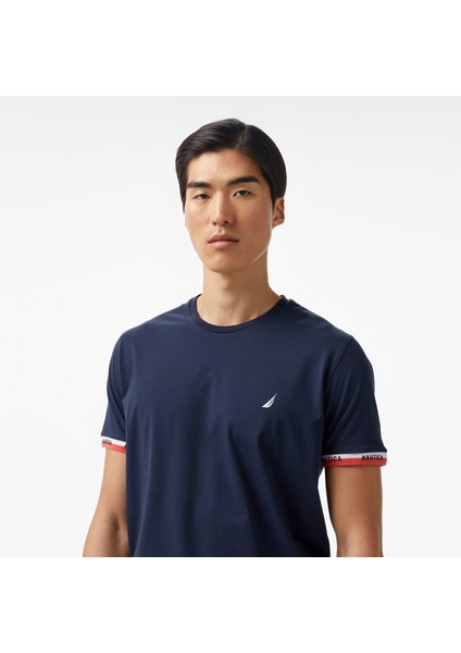 Erkek Lacivert Regular Fit T-Shirt V55225T.4NV