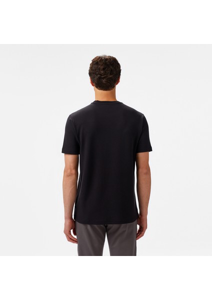 Erkek Siyah Regular Fit T-Shirt V55264T.0TB fiyatları