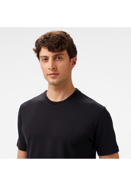 Erkek Siyah Regular Fit T-Shirt V55264T.0TB fırsatları