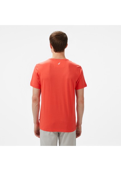 Erkek Kırmızı Regular Fit T-Shirt V55312T.6QB fiyatları