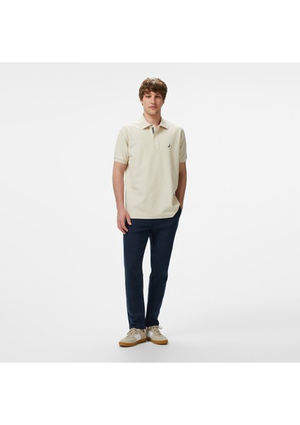 Erkek Bej Classic Fit Polo Yaka T-Shirt K35000T.1AS modelleri