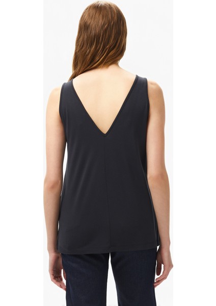 Kadın Siyah Regular Fit T-Shirt 55V702T.0TB