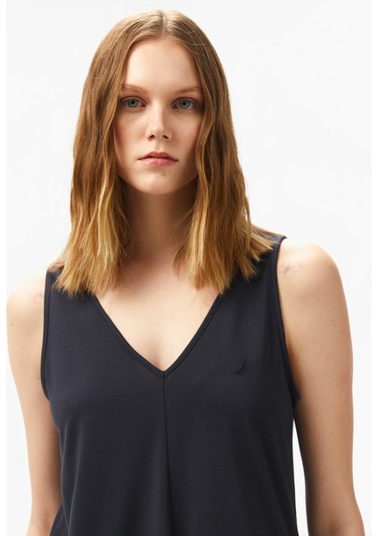 Kadın Siyah Regular Fit T-Shirt 55V702T.0TB