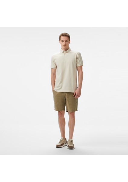 Erkek Bej Classic Fit Polo Yaka T-Shirt K55052T.1AS modelleri