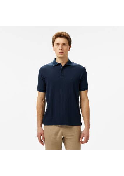 Erkek Lacivert Regular Fit Polo Yaka T-Shirt K55303T.4NV