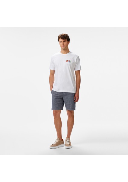 Erkek Beyaz Regular Fit T-Shirt V55310T.1BW