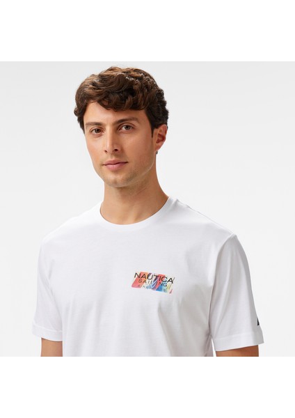 Erkek Beyaz Regular Fit T-Shirt V55310T.1BW