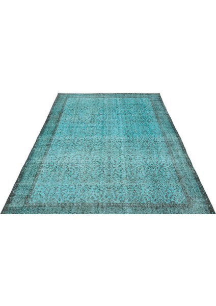 Atina Mavi Eskitme Yün Modern Desenli Yün Hav Toz Vermez Leke Tutmayan Salon Yolluk Mutfak El Dokuma Halı fiyatları