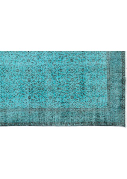 Atina Mavi Eskitme Yün Modern Desenli Yün Hav Toz Vermez Leke Tutmayan Salon Yolluk Mutfak El Dokuma Halı fırsatları