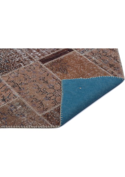 Iskece Kahverengi Eskitme Etnik Modern Desenli Yün Hav Toz Vermez Leke Tutmayan Salon Yolluk Mutfak El Dokuma Halı fiyatları