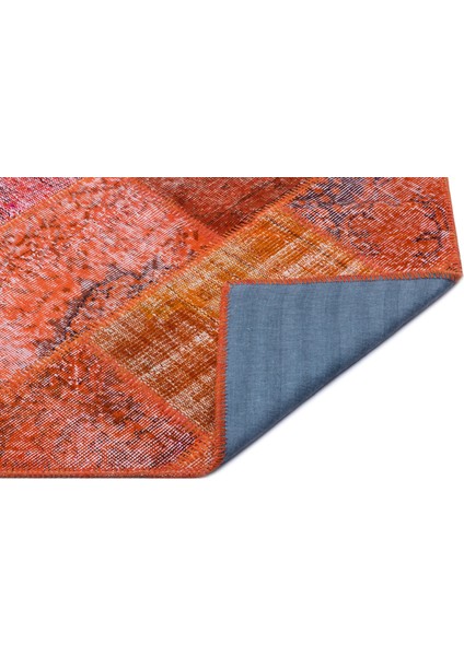 Iskece Kırmızı Eskitme Etnik Modern Desenli Yün Hav Toz Vermez Leke Tutmayan Salon Yolluk Mutfak El Dokuma Halı fiyatları