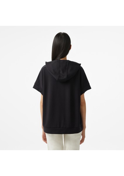 Kadın Siyah Relaxed Fit Kapüşonlu Sweatshirt 45K500T.0TB fiyatları