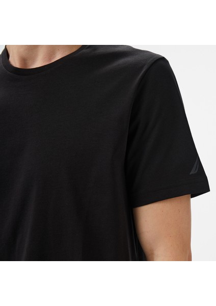 Erkek Siyah Regular Fit T-Shirt V55266T.0TB indirimleri