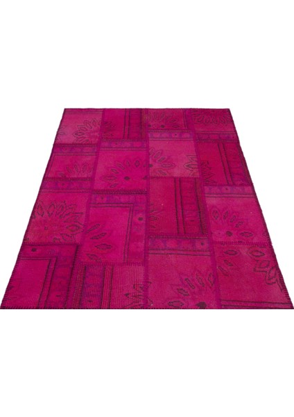 Iskece Pembe Eskitme Etnik Modern Desenli Yün Hav Toz Vermez Leke Tutmayan Salon Yolluk Mutfak El Dokuma Halı modelleri