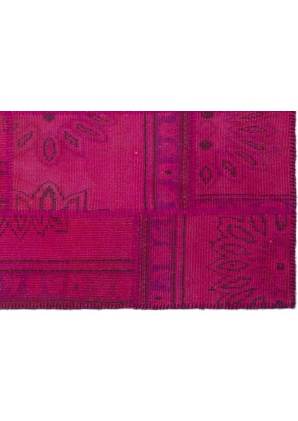 Iskece Pembe Eskitme Etnik Modern Desenli Yün Hav Toz Vermez Leke Tutmayan Salon Yolluk Mutfak El Dokuma Halı fırsatları