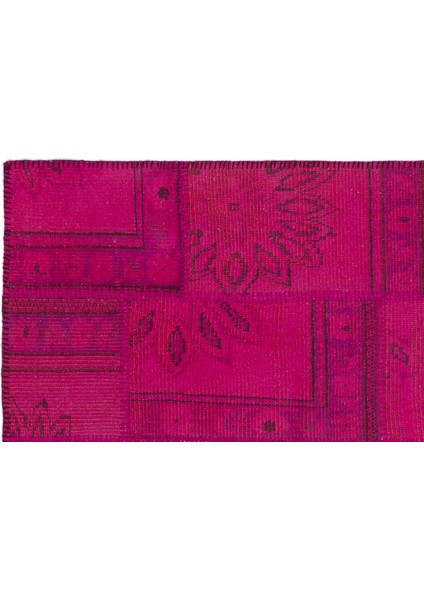 Iskece Pembe Eskitme Etnik Modern Desenli Yün Hav Toz Vermez Leke Tutmayan Salon Yolluk Mutfak El Dokuma Halı indirimleri