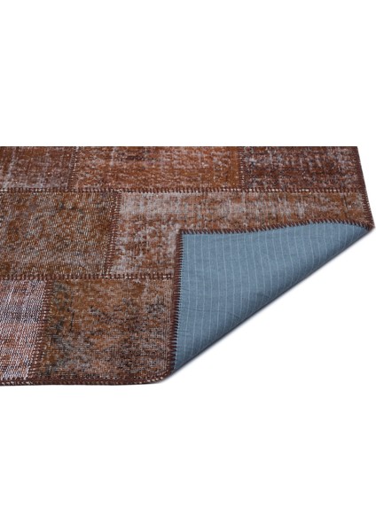 Iskece Kahverengi Eskitme Etnik Modern Desenli Yün Hav Toz Vermez Leke Tutmayan Salon Yolluk Mutfak El Dokuma Halı fiyatları