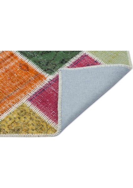 Iskece Bej Patchwork Etnik Modern Desenli Yün Hav Toz Vermez Leke Tutmayan Salon Yolluk Mutfak El Dokuma Halı fiyatları