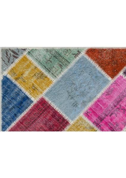 Iskece Bej Patchwork Etnik Modern Desenli Yün Hav Toz Vermez Leke Tutmayan Salon Yolluk Mutfak El Dokuma Halı indirimleri
