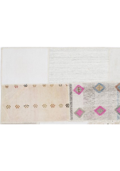 Teselya Bej Çizgili Etnik Modern Desenli Yün Hav Toz Vermez Leke Tutmayan Salon Yolluk Mutfak El Dokuma Halı fiyatları