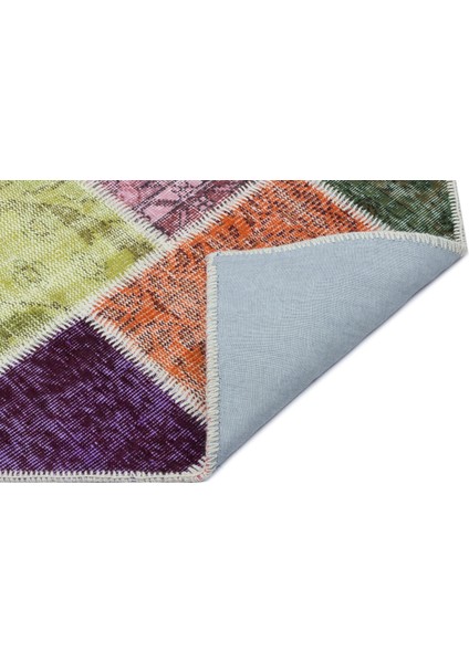 Iskece Bej Patchwork Etnik Modern Desenli Yün Hav Toz Vermez Leke Tutmayan Salon Yolluk Mutfak El Dokuma Halı fiyatları