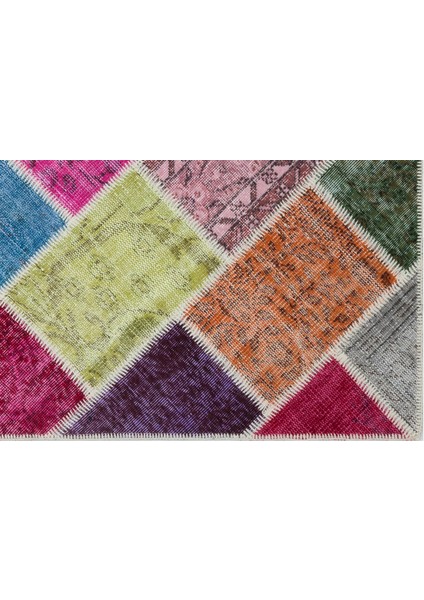 Iskece Bej Patchwork Etnik Modern Desenli Yün Hav Toz Vermez Leke Tutmayan Salon Yolluk Mutfak El Dokuma Halı fırsatları