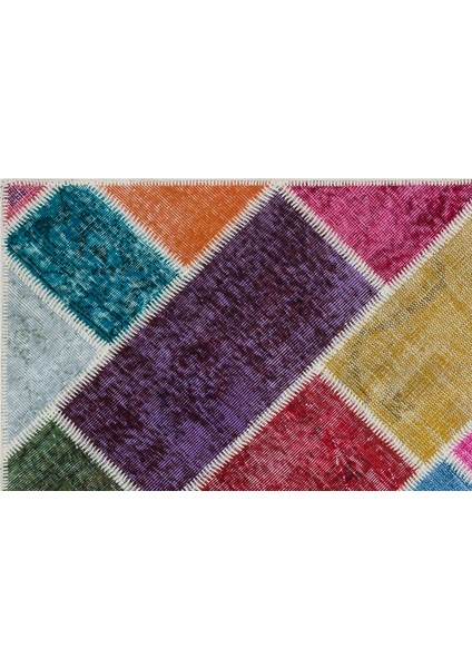 Iskece Bej Patchwork Etnik Modern Desenli Yün Hav Toz Vermez Leke Tutmayan Salon Yolluk Mutfak El Dokuma Halı indirimleri