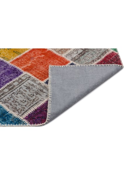 Iskece Bej Patchwork Etnik Modern Desenli Yün Hav Toz Vermez Leke Tutmayan Salon Yolluk Mutfak El Dokuma Halı fiyatları