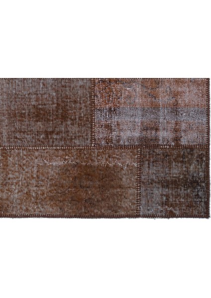 Iskece Kahverengi Eskitme Etnik Modern Desenli Yün Hav Toz Vermez Leke Tutmayan Salon Yolluk Mutfak El Dokuma Halı fırsatları