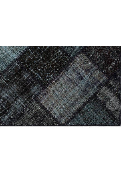 Iskece Siyah Eskitme Etnik Modern Desenli Yün Hav Toz Vermez Leke Tutmayan Salon Yolluk Mutfak El Dokuma Halı fırsatları