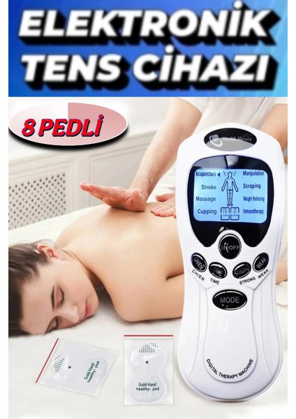8 Pedli Elektrikli Terapi Masaj Aleti Pedli Masaj Aleti Bel Sırt Bacak Kol Dijital Portatif Tens Henüz Yorum Yazılmamış.