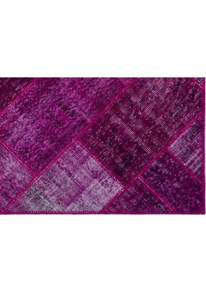 Iskece Pembe Eskitme Etnik Modern Desenli Yün Hav Toz Vermez Leke Tutmayan Salon Yolluk Mutfak El Dokuma Halı fırsatları