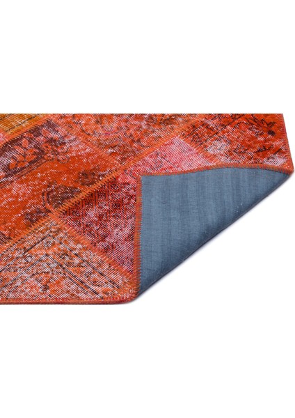 Iskece Kırmızı Eskitme Etnik Modern Desenli Yün Hav Toz Vermez Leke Tutmayan Salon Yolluk Mutfak El Dokuma Halı fiyatları