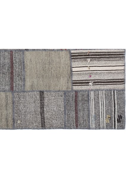 Teselya Bej Çizgili Etnik Modern Desenli Yün Hav Toz Vermez Leke Tutmayan Salon Yolluk Mutfak El Dokuma Halı indirimleri