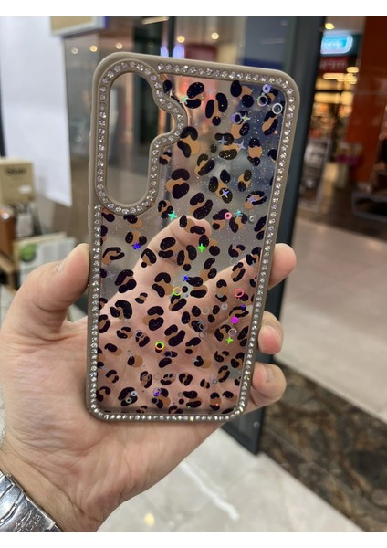 Samsung Galaxy S24 Fe Kenarları Elmas Taşlı Kapak Premium Darbe Korumalı Kılıf