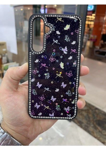 Samsung Galaxy S24 Fe Kenarları Elmas Taşlı Kapak Premium Darbe Korumalı Kılıf fiyatları