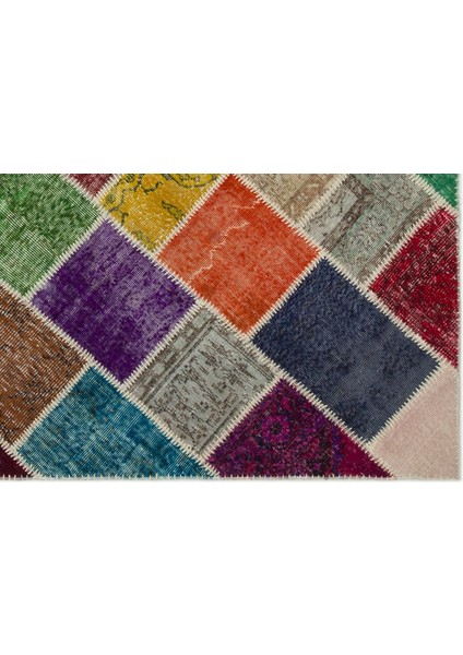 Iskece Bej Patchwork Etnik Modern Desenli Yün Hav Toz Vermez Leke Tutmayan Salon Yolluk Mutfak El Dokuma Halı indirimleri