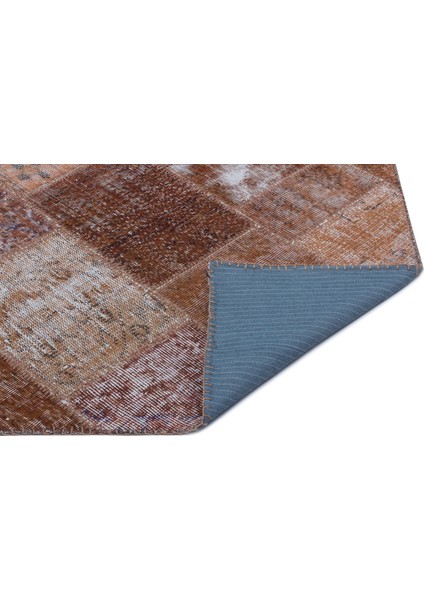 Iskece Kahverengi Eskitme Etnik Modern Desenli Yün Hav Toz Vermez Leke Tutmayan Salon Yolluk Mutfak El Dokuma Halı fiyatları