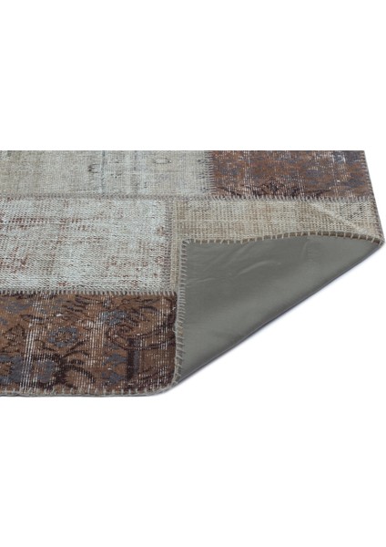 Iskece Kahverengi Eskitme Etnik Modern Desenli Yün Hav Toz Vermez Leke Tutmayan Salon Yolluk Mutfak El Dokuma Halı fiyatları